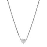 My Happy Hearts 18k White Gold Diamond Necklace