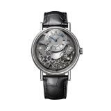 Breguet Tradition 7097 40mm, Silver Grey Dial, Self Winding, 18k White Gold Case, Black Leather Strap Watch