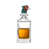 Pheasant Head Crystal Decanter
