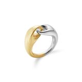 Reflect 18k Yellow Gold & Sterling Silver Ring