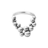 Grape Sterling Silver Ring Size 55