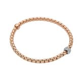 Dia.19 18K Rose Gold Diamond Eka Bracelet
