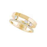 18k Gold Move Romane Diamond Ring