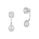 18k White Gold My Twin Toi & Moi 0.15ct x2 Diamond Earrings