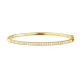 9k Yellow Gold Diamond Bangle