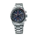 Seiko Speedtimer Solar Chronograph, Prospex 39mm, Blue Dial, Solar Quartz Movement, Stainless Steel Case, Stainless Steel Bracelet Watch SSC815P1
