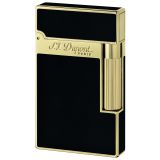 S.T. Dupont Lligne 2 Black & Yellow Gold Lacquer Lighter