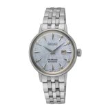Seiko Cocktail Time Skydiving Diamond Twist, Presage 30.3mm, Blue Diamond-Set Dial, Automatic Movement, Stainless Steel Case, Stainless Steel Bracelet Watch sre007j1