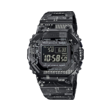 Titanium Circuit Camo Series, G-Shock Collection Full Metal, 49.3 mm, Titanium, Solar, Black Dial Watch