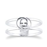 Interlocking Sterling Silver Ring