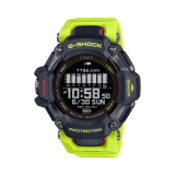 G-Squad, G-Shock Collection, 59.6 mm, Green Resin Strap, Digital Quartz Solar Powered, Black Dial Watch