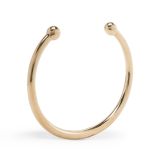 9k Yellow Gold Torque Bangle
