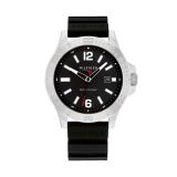 Tommy Hilfiger Ryan Mens 42mm Black Dial Quartz Movement Silicone Strap Watch