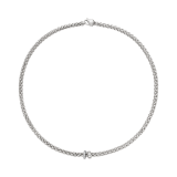 18K White Gold 0.29ct Diamonds Solo Necklace