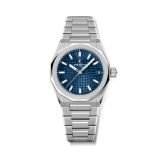 DEFY SKYLINE 36mm Blue Dial Automatic Steel Watch