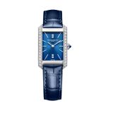 Hamptons 35 x 22mm Diamonds Blue Dial Quartz Navy Bracelet Watch