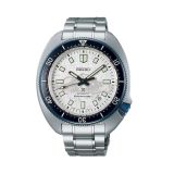 Seiko Sea The Naomi Uemura Limited Edition Prospex 44mm, Silver Dial, Mechanical Movement, Stainless Steel Case, Stainless Steel Bracelet Watch SLA069J1