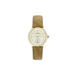 Herbelin Inspiration 32mm, Cream Dial, Quartz Movement, Gold PVD on Stainless Steel Case, Leather Strap Watch
