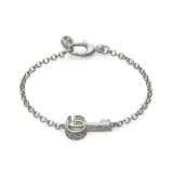 GG Marmont Sterling Silver Key Bracelet