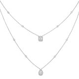 Messika White Gold My Twin 2 Rows Necklace
