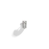 Rockaway Picots Diamonds & Silver Earring