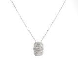Petite My Way Diamonds & Silver Necklace