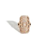 My Way Diamonds & Pink Gold Ring