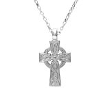 Sterling Silver Medium Double Sided Celtic Cross