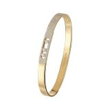 Large Move Noa pavé-set diamond bangle