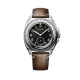 Longines Pilot Majetek Box Edition 43mm, Black Dial, Automatic Movement, Stainless Steel Case, Brown Leather Strap Watch