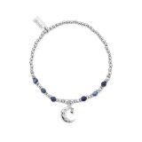 Photo of the ChloBo Love by the Moon Sodalite Sterling Silver Bracelet SBSFR3346