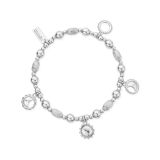 Photo of the ChloBo Phases of the Goddess Sterling Silver Multi-Charm Bracelet SBMUL4M