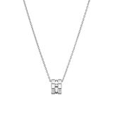 Ice Cube 18k White Gold Pendant