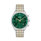 Gregor 45mm Green Dial Quartz Movement Two-Toned Stainless Steel Watch