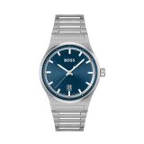 Candora 41mm Blue Dial Quartz Movement Stainless Steel Bracelet Watch