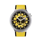 Big Bold Irony BOLDEN YELLOW 47mm, Round Yellow Dial, Quartz, Grey Case, Yellow Strap Watch