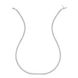 Sterling Silver Claw Set 3mm Tennis Necklace