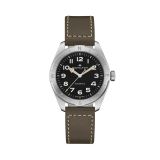 Khaki Field Expedition Auto 41mm, Black Dial, Automatic Movement, Stainless Steel Case, Brown Leather Strap Watch