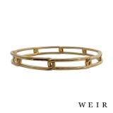 18k Yellow Gold Link Bangle