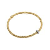 18k Gold Flex'It Bracelet with Diamonds - Prima Collection
