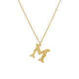 Just My Type Letter M Necklace