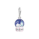Thomas Sabo Blue Snowball Sterling Silver Charm