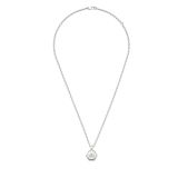 Trademark Sterling Silver Hexagonal Pendant Necklace