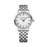 Toccata 39mm, White Dial, Quartz Movement, Stainless Steel Case, Stainless Steel Bracelet Watch