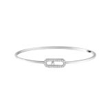 Photo of the Messika 18k White Gold Move Uno Pavé Flex Bangle 11134-WG