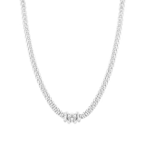 Prima Collection 18K White Gold Rope Necklace