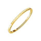 Ice Cube 18k Yellow Gold Bangle