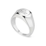 Trademark Sterling Silver Signet Ring Size 18