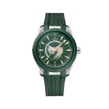 Seamaster Aqua Terra Worldtimer 150m 43mm, Green Dial, Self Winding Movement, Steel Case, Green Rubber Strap Watch