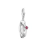 Thomas Sabo Love at First sight Double Hoop Sterling Silver Charm